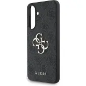 GUESS Samsung Galaxy A36 4G Big Metal Logo Hybrid Cover - Sort