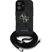 GUESS Pu 4g Metal Logo Crossbody Strap Iphone 16 Telefon Etui