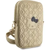 Hello Kitty Quilted Bows Strap-taske - guld