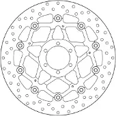 Brembo 78b40870 Forbremseskive
