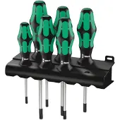 Wera 367/6 Skruetrækkersæt Kraftform Plus TORX + rack, 6 dele