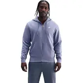 Nike Club Full-zip Hoodie - Purple, størrelse Medium