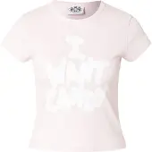 Juicy Couture Shirts 'I WANT CANDY' rosé / hvid
