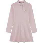 Lacoste Kids Pique Kjole Med Lange ærmer