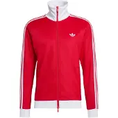 Adidas Originals Sweatjakke 'Classic' rød / hvid