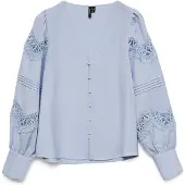 Vero Moda Bluse 'VMTHEA' lyseblå