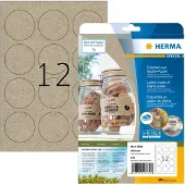 Herma 10762, Brun, Rund, Permanent, A4, Universel, Papir