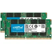 Crucial - DDR4 - sæt - 64 GB: 2 x 32 GB - SO DIMM 260-PIN - 3200 MHz / PC4-25600 - CL22 - 1.2 V - ikke bufferet - ikke-ECC