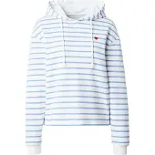 Pieces Sweatshirt 'PCCHILLI' opal / hvid