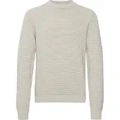!Solid Pullover 'SD Valencia' sort / naturhvid
