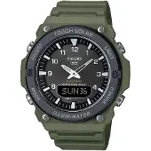 Casio Aq-s820 46.6mm 10atm Solar Quartz Analog-digital Ur