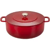 ComBekk Enameled støbejernsgryde Ø28 cm Cherry