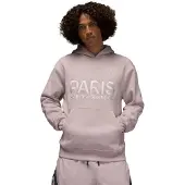 Nike Hoodie Psg x Jordan 25/26 Fleece - Pink, størrelse Medium