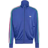 Adidas Originals Sweatjakke 'Firebird' blå / grøn / mørkerød / hvid