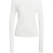 Adidas Originals Shirts 'OFF-SHOULDER LONG SLEEVE' hvid