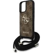 GUESS Pu 4g Metal Logo Crossbody Strap Iphone 16 Telefon Etui