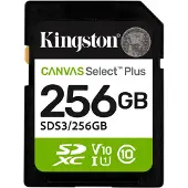 Kingston Canvas Select Plus - Flashhukommelseskort - 256 GB - Video Class V10 / UHS-I U1 / Class10 - SDXC UHS-I