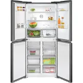 Bosch Serie 4 KMC85LBEA, Fritstående, Flere døre, Sort, 4 dør(e), Berøring, På døren