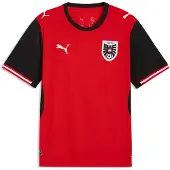 Puma Austria 2026 Home Jersey Men, Football, Red/Black, S