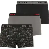 HUGO Design 10267989 Trunk Red Boxers 3 Enheder