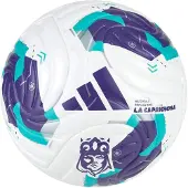 Adidas Futbolo kamuolys Queens League mini balta ir-violetinė-žalia KE8233 (1)