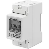 Qoltec 50899 Enfaset elektronisk energiforbrugsmåler | 230 V | LCD | 2P | DIN skinne