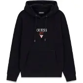GUESS Sweatshirt 'BAKER' rød / sort / hvid