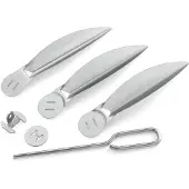 Weber 22-1/2-tommer One-Touch reng?ringssystems?t til griller S?lv