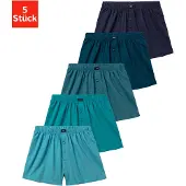 H.I.S. Boksershorts blå / turkis / petroleum