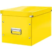 Leitz Arkivboks Click & Store WOW Cube L gul