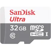 SanDisk Hukommelseskort Ultra MicroSDHC - 32GB