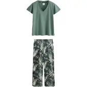 Next Pyjamas beige / grå / khaki