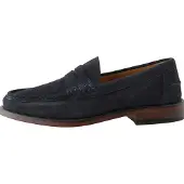 Next Slipper navy / brun