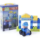Miniland Super Blocks Police Station Byggespil 18 Enheder