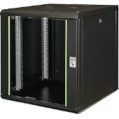 Digitus Professional - Kabinet kabinet - vægmonterbar - sort, RAL 9005 - 12U - 19