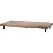Home Styling Collection Serviravimo lenta medinė ant kojų 49x25 cm