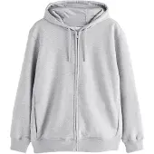 Next Sweatjakke grå-meleret