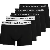 Jack & Jones Boksershorts 'Solid' sort / hvid