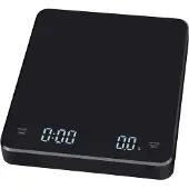 INF Genopladelig kaffevægt med timer 3 kg / 0,1 g Black