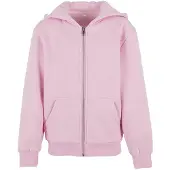 Build Your Brand Fluffy Sweatshirt Med Lynlås