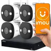 IMOU Wireless Security System - Gateway + kamera(er) (802.11n)