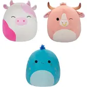 Squishmallows Bamse - 40 cm - Caedyn Cow - - OneSize - Bamse