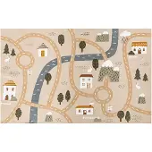 Atmosphera børnetæppe ROADMAP, 100 x 150 cm