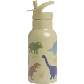 A Little Lovely Company Dinosaurs Steel Flaske