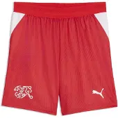 Puma Switzerland 2026 Shorts Youth, Clothing, Red/White, 11-12Y