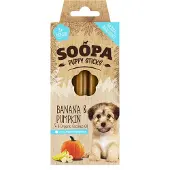 Soopa Puppy Sticks med banan og græskar hvalpesnack (100 gram)