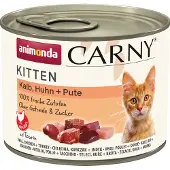 Animonda Carny Økonomipakke: 24 x 200 g Kitten - Kalv, Kylling & Kalkun