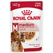 Royal Canin Medium Hundefoder - Vådfoder - 10 x 140 g