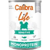 Calibra Dog Life Sensitive Vådfoder - Laks - 6 x 400 g