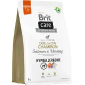 Brit Care Hypoallergenic - Dog Show Champion - Laks & Sild - 3 kg